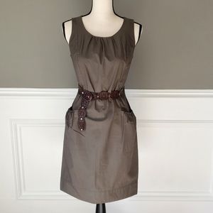 Olive Green Casual Dress